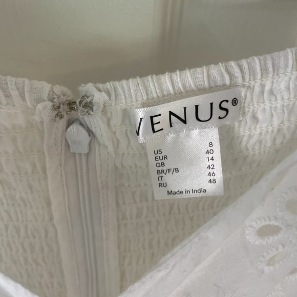 NWT Venus White Eyelet Dress - Picture 2 of 5